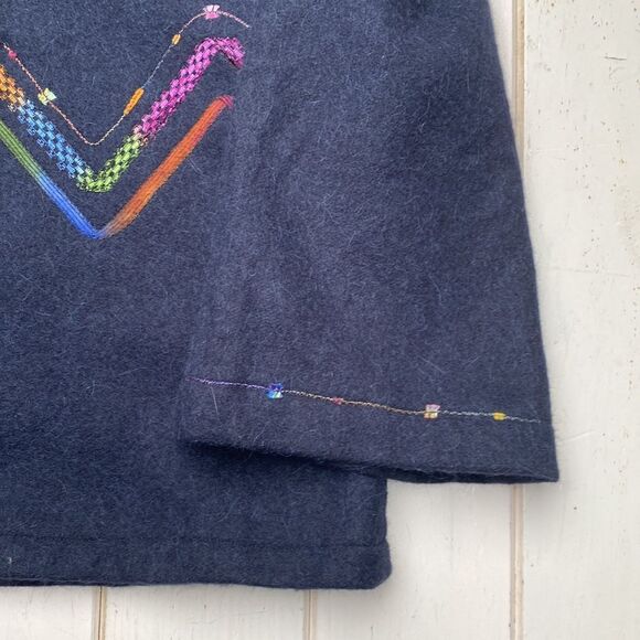 Handmade Unique Wool Sweater/Blazer - Picture 8 of 11